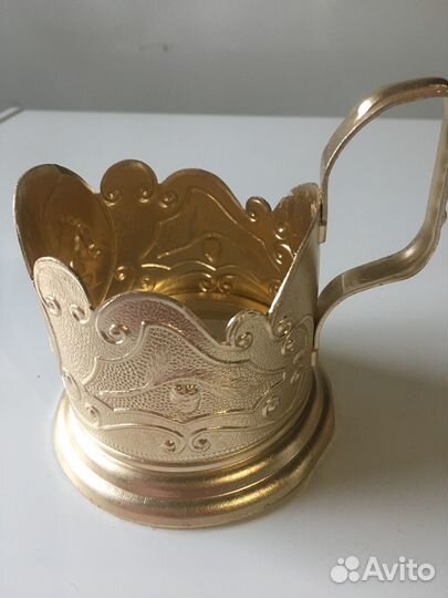 Подстаканник и стаканы времён СССР