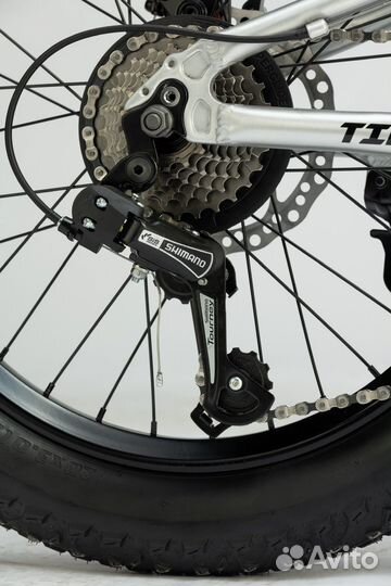 Полуфэтбайк подростковый 24 дюйма алюминиевый