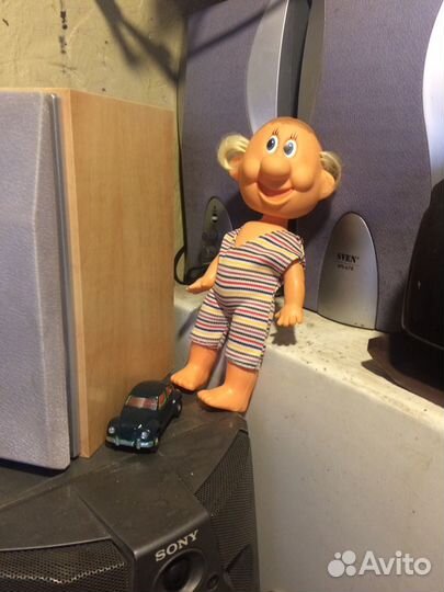 Игрушка СССР кукла гном