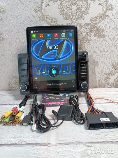 Магнитола Hyundai i40 android Tesla новая