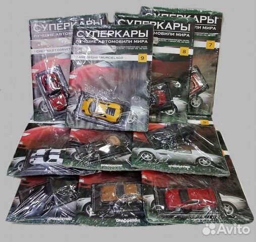 Суперкары deagostini (деагостини). Модели машин