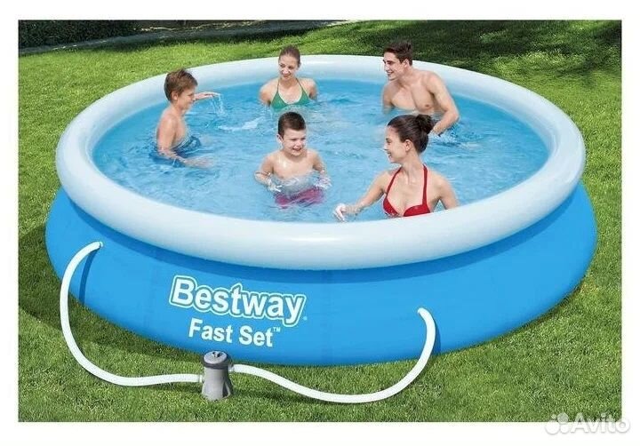 Бассейн Bestway Fast Set 366х76 см 5377 л. (Новый)