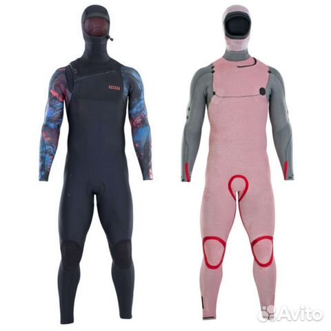 Новый гидрокостюм ION seek AMP 6/5мм с капюшоном