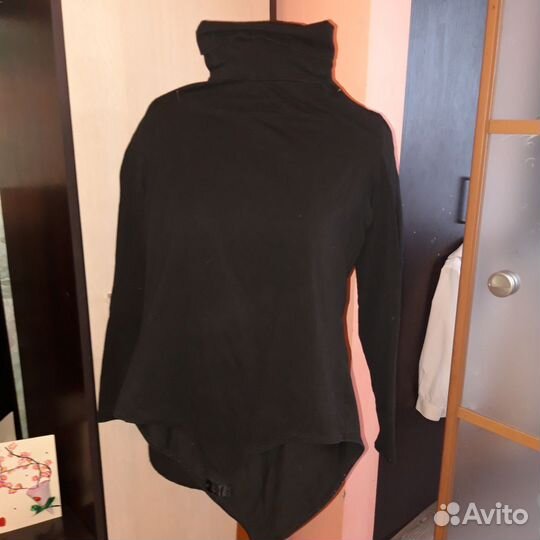 Черная водолазка женская,боди