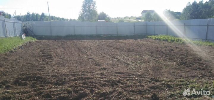 Вспашка земли, разработка целины