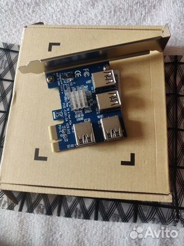Разветвитель Pci e Express на 4 USB для видеокарт