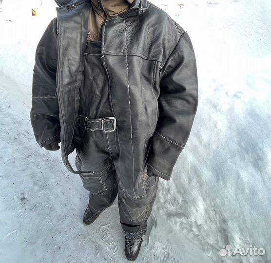 Сварочный костюм димесезонный кожаный