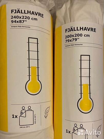 Одеяло пуховое fjallhavre IKEA 150/200 и 200/200
