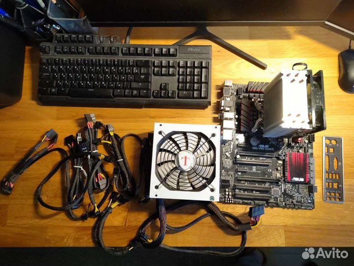 I5 4690k + asus B85 + 8 GB DDR3 + бп + кулер