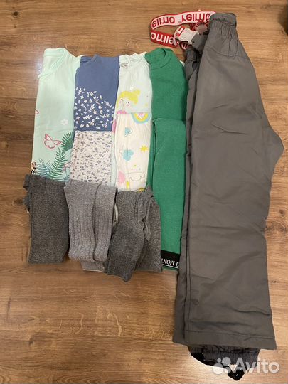 Детские вещи пакетом на девочку 128