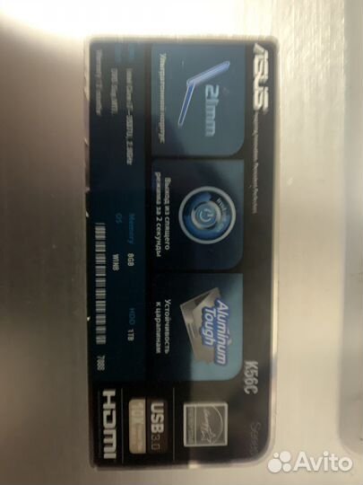Ноутбук asus K56CB