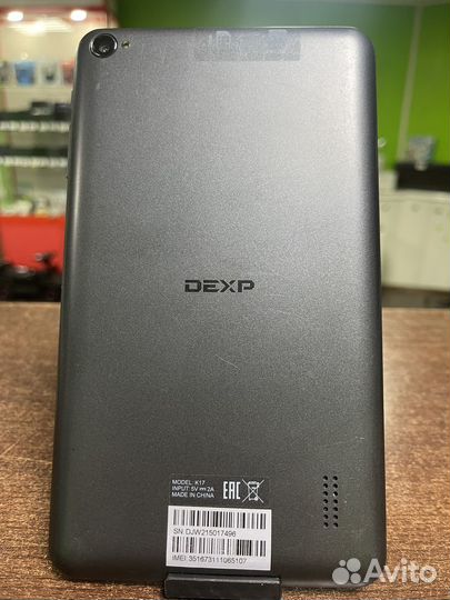 Планшет dexp k17
