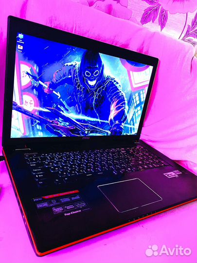 Игровой, большой 17д, мощный и быстрый ноутбук