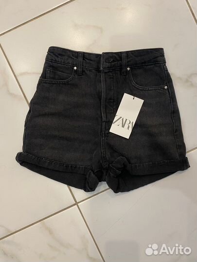 Zara шорты mom новые с биркой