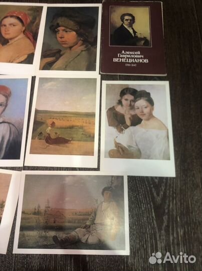 Карточки художника Алексея Гавриловича Венецианова