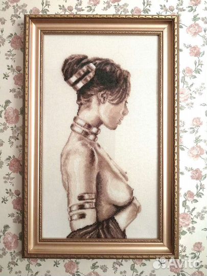 Картина вышитая крестом