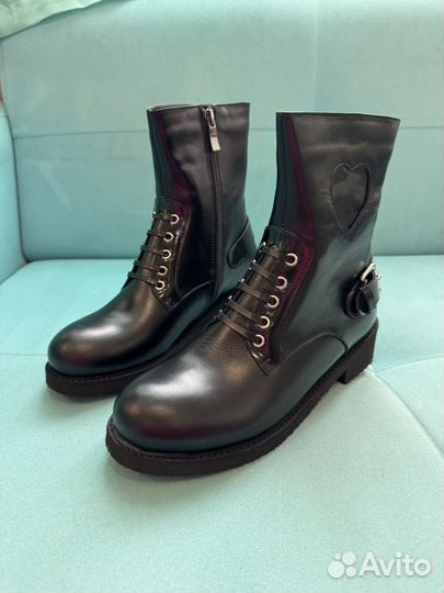 Ботинки натуральная кожа
