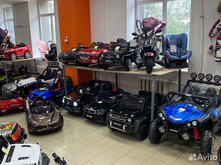 Электромобили Коляски