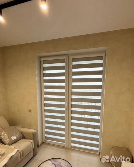 Москитная сетка плиссе, рулонные шторы на заказ