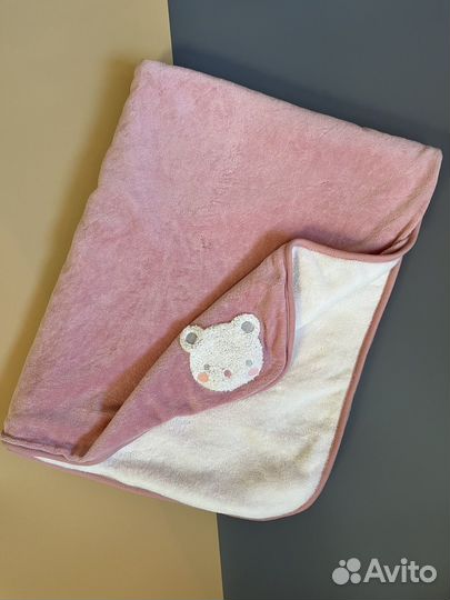 Плед детский Mothercare велюровый новый