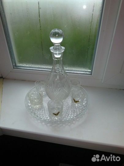 Набор для водки. Хрусталь