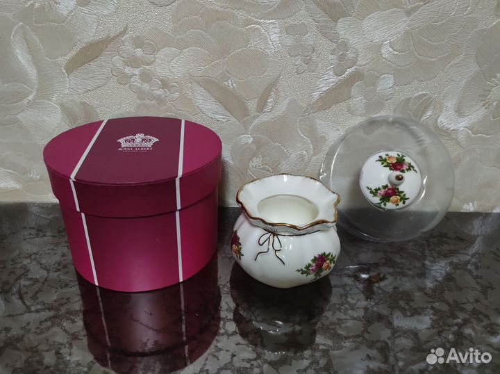 Шкатулка для мелочей с крышкой, фарфор