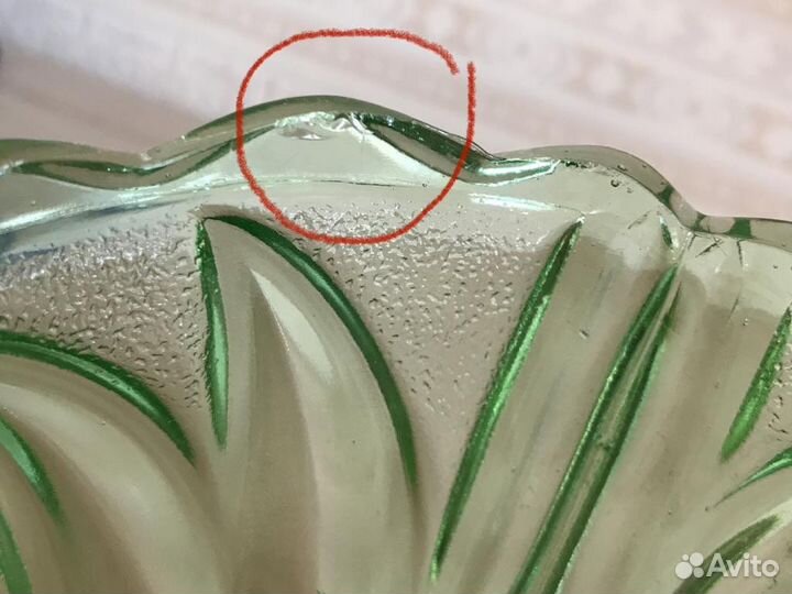 Вазы цветное стекло СССР