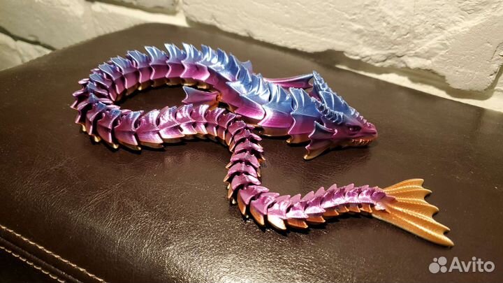 Дракон морской. Гибкая шарнирная фигурка 46см