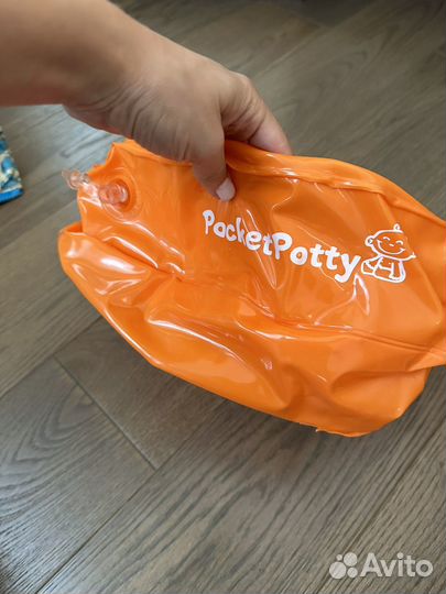 Roxy горшок надувной для поездок pocket potty