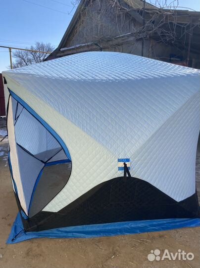 Зимняя палатка куб трехслойная 240х240