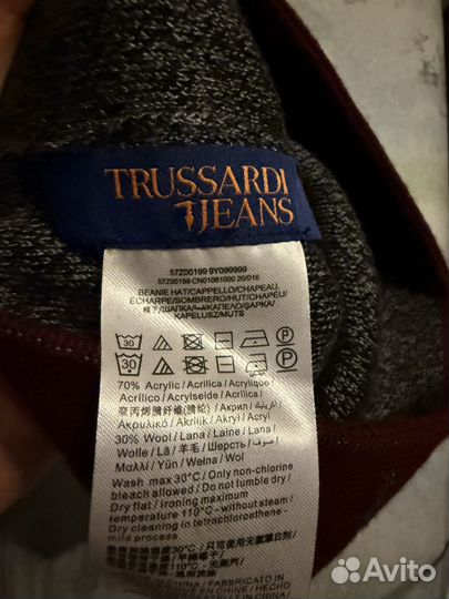 Мужская шапка trussardi