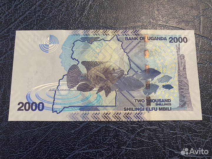 Банкнота Уганда 2000 шилингов 2010 UNC
