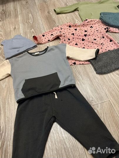 Пакет вещей Zara, HM для девочки 74 80 86 92
