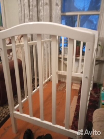 Детская кровать с матрасом бу