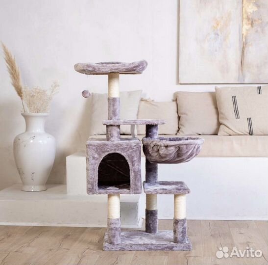 Когтеточка с домиком новая