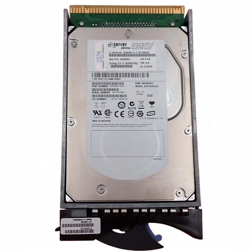 [03N5284] Жесткий Диск Ibm146,8gb U320scsi 3.5" Hdd