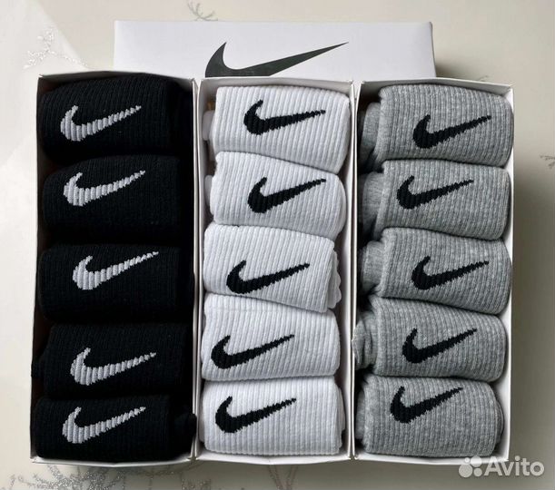 Носки Найк средней длины