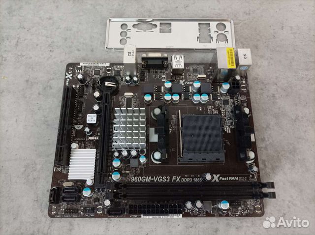 Нерабочая Материнская плата 960GM-VGS3 FX. AM3+ купить в Москве ...