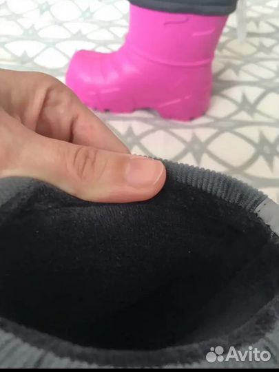 Сапоги из эва для девочки