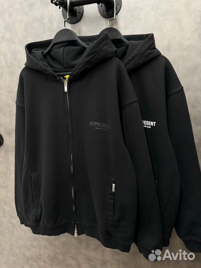 Зип худи represent