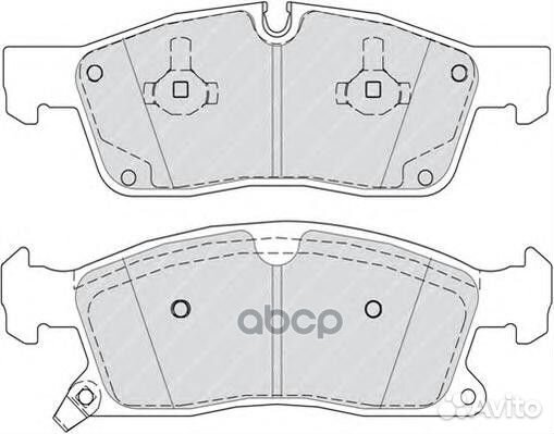 Колодки тормозные перед mercedes GLE-class/ JEE