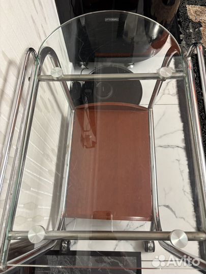 Сервировочный столик на колесиках бу