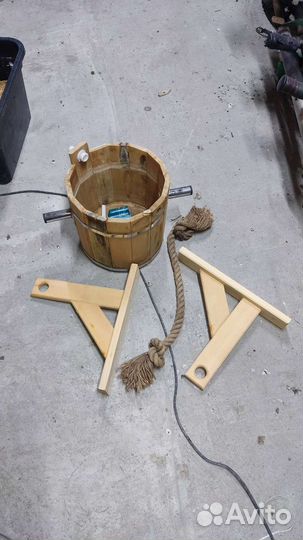 Кадка деревянная