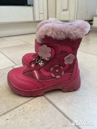 Сапожки детские для девочек 23 размер