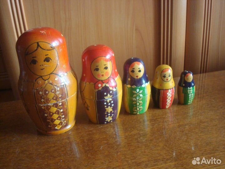 Матрёшка деревянная СССР