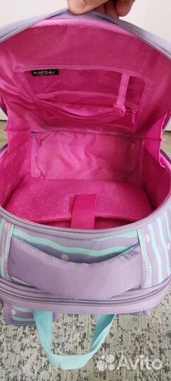 Ранец школьный для девочки ортопедический (Hatber