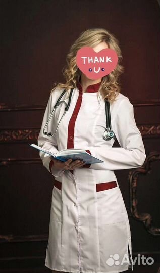 Медицинский халат женский