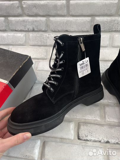 Новые демисезонные ботинки 41 размер нат.замша