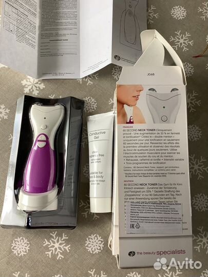 Миостимулятор массажер для шеи и подбородка