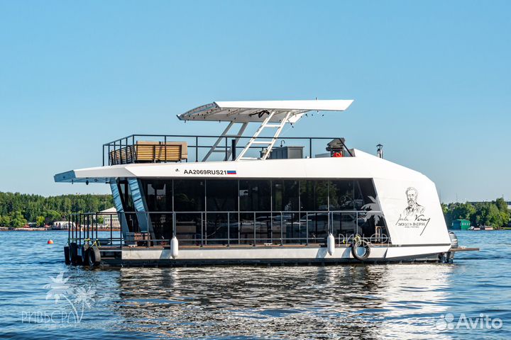 Хаусбот в аренду в Москве и Подмосковье, 12 гостей